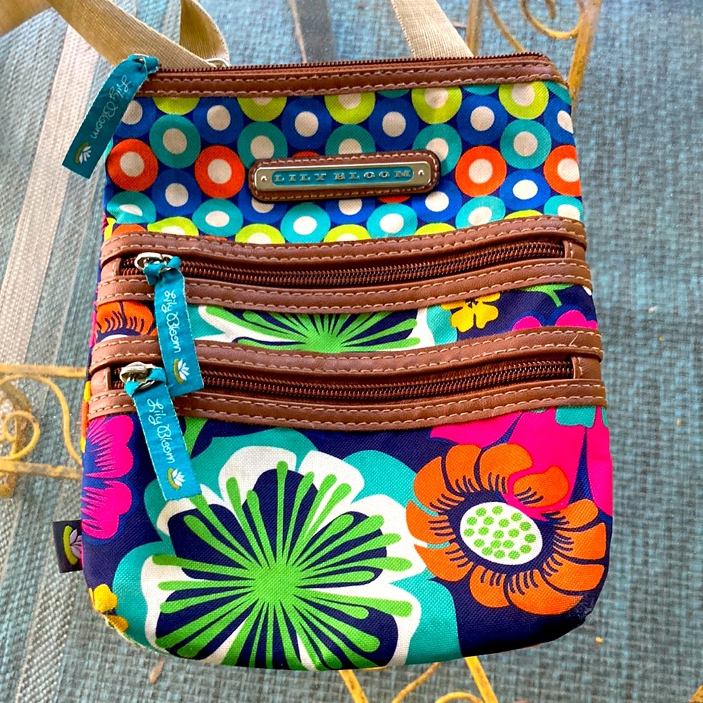 Lily Bloom Crossbody - Floral, Dots-Fun!